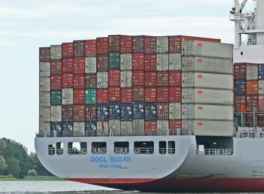 Reederei für Containerschiffe
